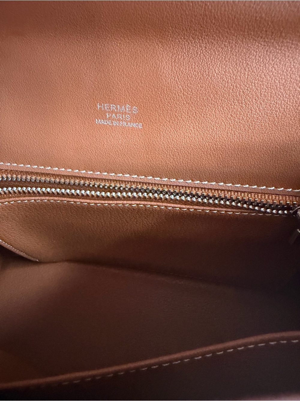 Rare H Kelly Sellier 25 check Toile Quadrille canvas Sesame Swift leather PHW - Picture 6 of 9